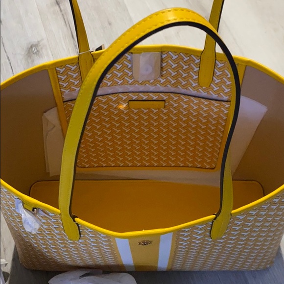 Tory Burch Yellow Tote Bag - Picture 4 of 13